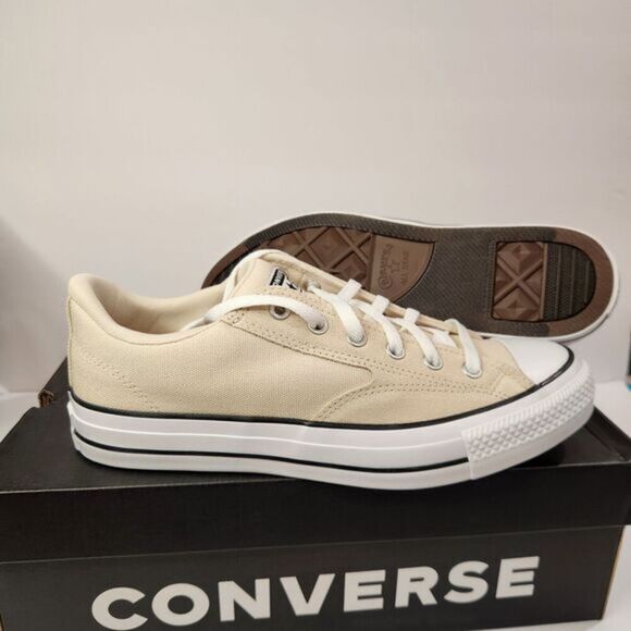 CONVERSE NEW ADULT UNISEX MALDEN STREET SHOES LIGHT DUNE BROWN LOW A11577F M 10 - Picture 3 of 4